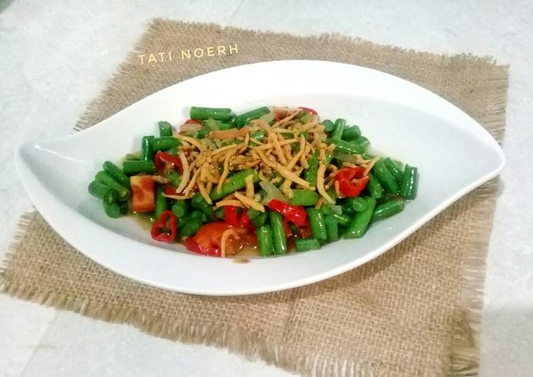 Resep Buncis Tumis tabur Teri Medan, Sempurna