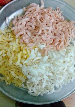 Hình của món Mứt dừa các vị.