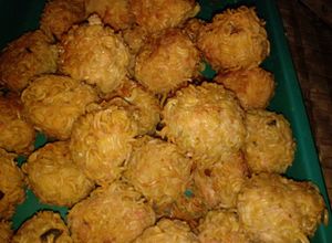 Foto resep Bola bola tahu rambutan supermi isi sosis