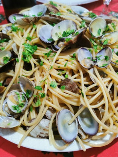 Una foto de Spaghetti alle vongole 🍜