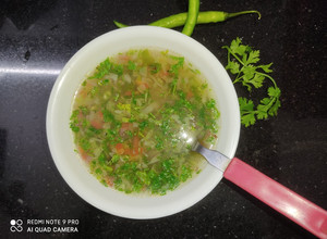 A picture of Lemon coriander Soup.