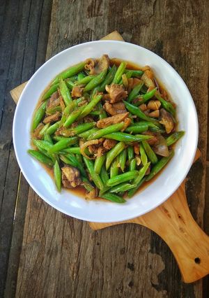 Foto resep Buncis rempelo ati saus tiram