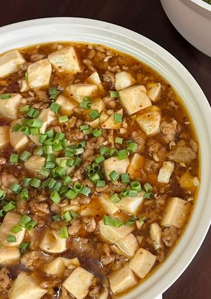 Hình của món Đậu tứ xuyên kiểu đơn giản.