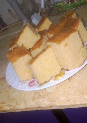 صورة لوصفة كيكه اسفنجيه