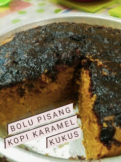 Foto resep Bolu Pisang Kopi Karamel Kukus