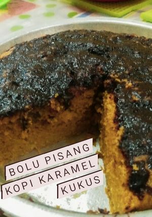 Foto resep Bolu Pisang Kopi Karamel Kukus