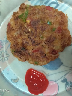 A picture of Aloo paratha/potato chapati#15minsorlesscooking.