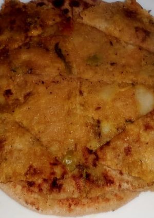 A picture of Gobhi ka parantha.
