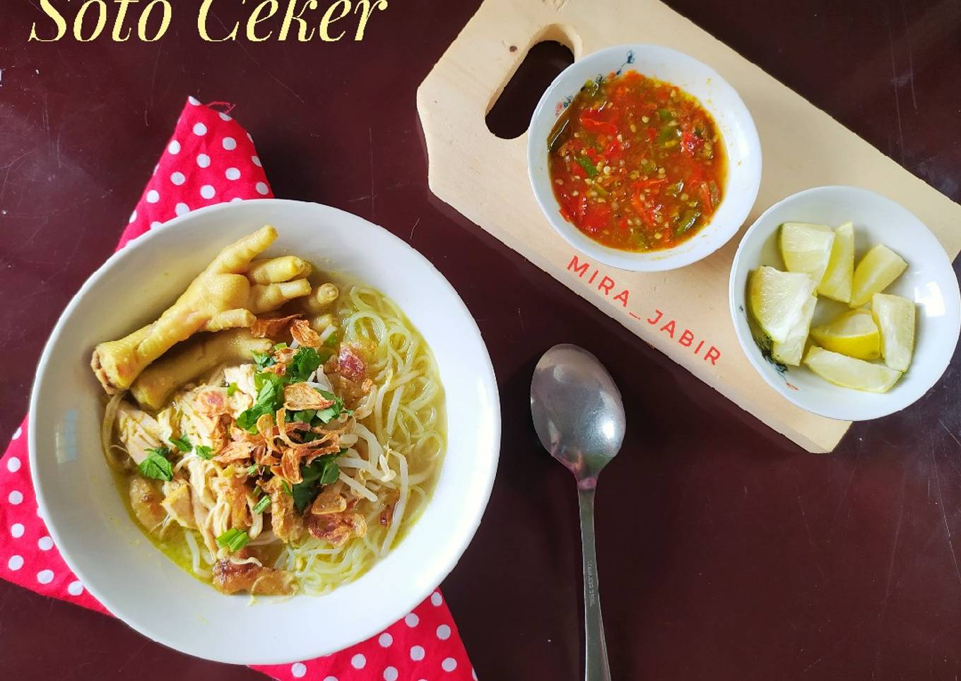 Resep Soto Ceker #160, Menggugah Selera