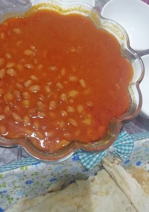 عکسی از دستور خوراک لوبیا چیتی