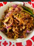 Crispy onion fritters