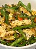 Stir-Fry Scrambled Eggs Green Beans
