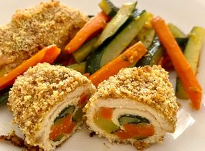 Foto di 167 • Involtini di pollo ripieni di zucchine e carote LOW CARB