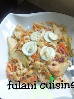 A picture of Macaroni salad.