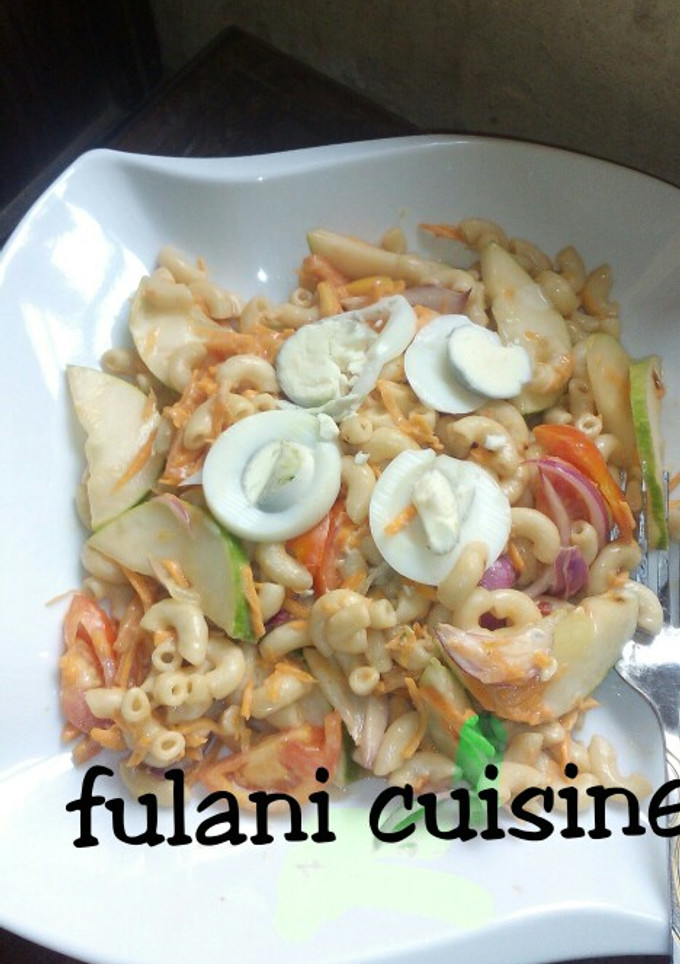 A picture of Macaroni salad.