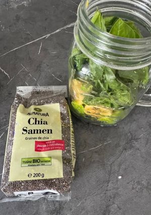 Hình của món Sinh tố bơ chuối.