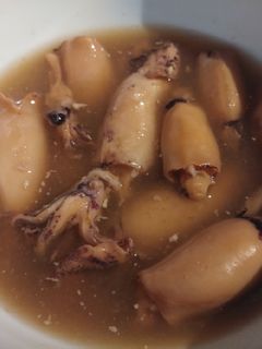 รูปของ ปลาหมึกต้มหวาน