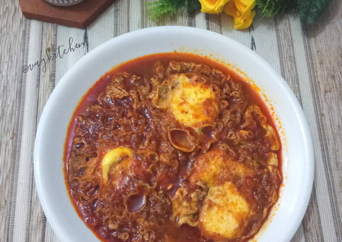Bagaimana Membuat Shaksuka Rendang, Enak Banget