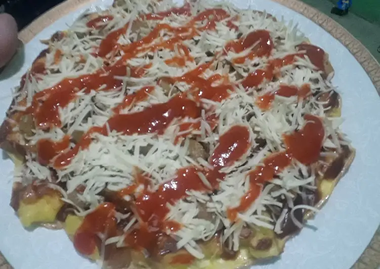 Masakan Unik Pizza ala rumahan😍😊👍😋 Ala Warteg