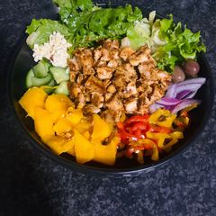 Tropical Chicken Poke Bowl A picture of Tropical Chicken Poke Bowl.