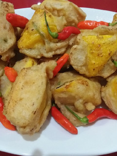 Foto resep Tahu kuning isi udang sayur