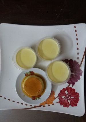 Hình của món Kem flan.