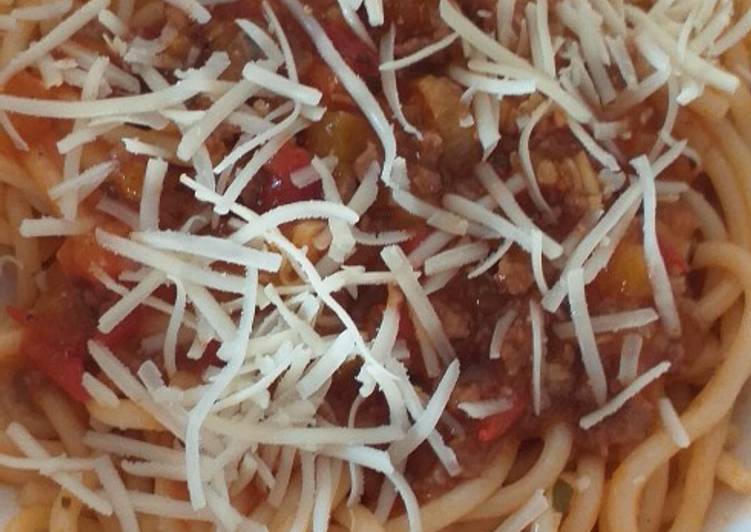 Resep Spaghetti saus homemade, Lezat Sekali