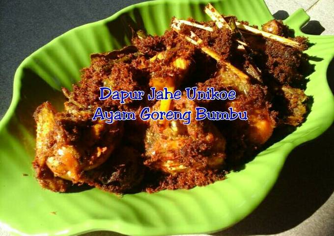 Resep Ayam Goreng Bumbu oleh Dapur Jahe Unikoe By. Nova ...