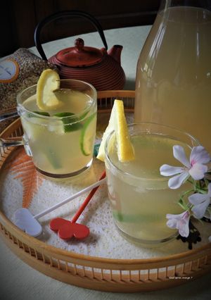 Une photo de Sobacha glacé, cette infusion glacée au sarrasin