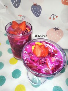 Foto resep Sop Buah Kuah Buah Naga