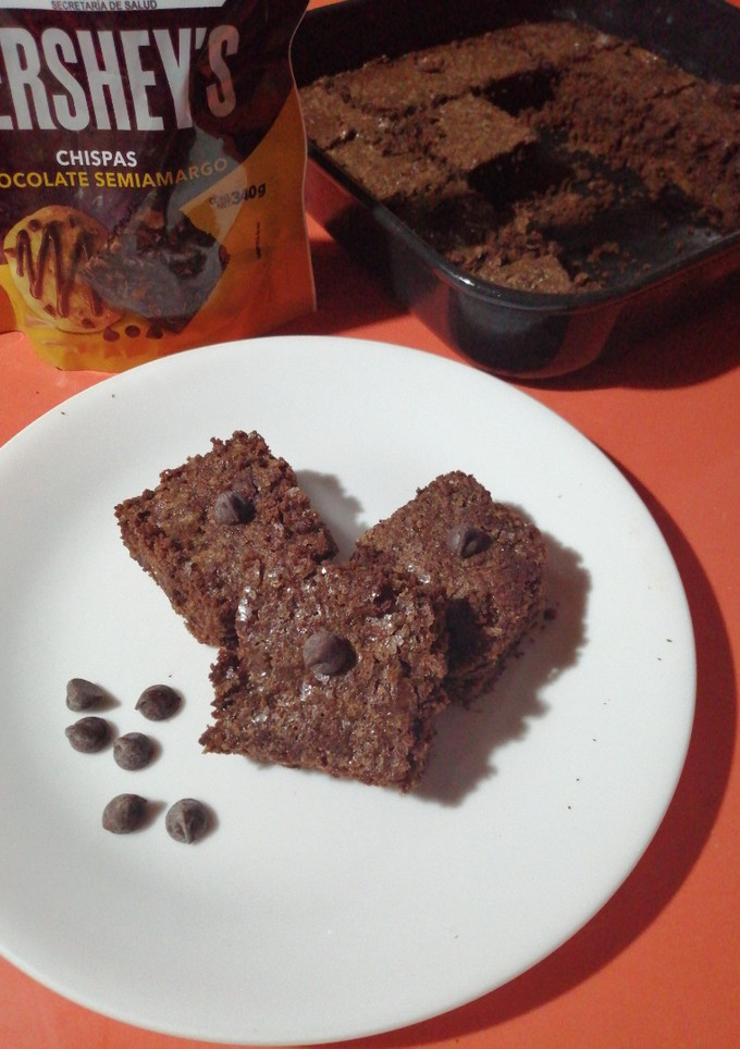 Una foto de Brownies sin gluten