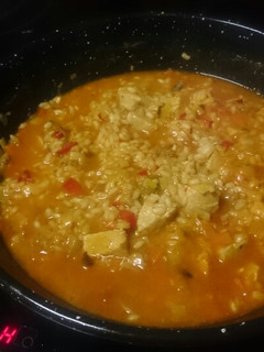 Una foto de Cazuela de pavo con arroz