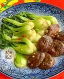 Cải Thìa Nấm Đông Cô Xào Dầu Hào