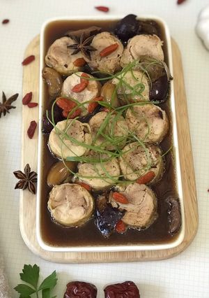 Foto resep Chicken Roll Soup Bak Kut Teh Spices