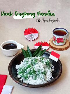 Foto resep Kicak Singkong Pandan