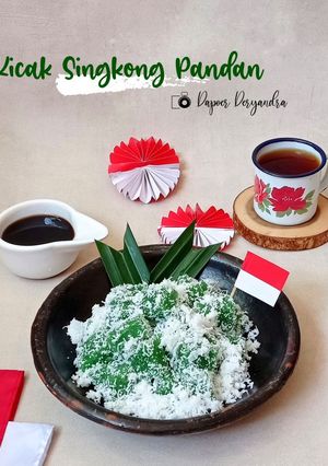 Foto resep Kicak Singkong Pandan