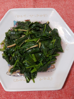 薑絲炒紅菜(簡單料理) 的食譜成品照片