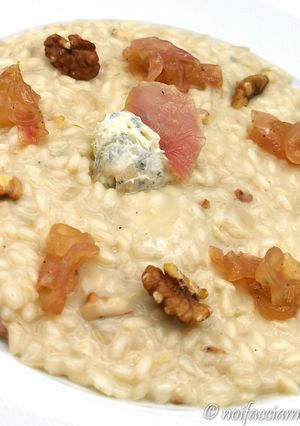 Foto di Risotto al Gorgonzola con Cipolle di Breme e Miele