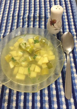 Una foto de Caldito de verduras