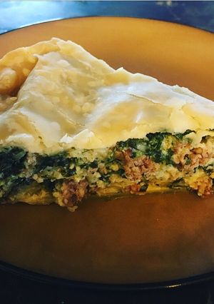 A picture of Spinach Pie.