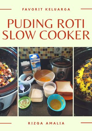Foto resep Puding Roti Slow Cooker lumerr moist dan anti gagal