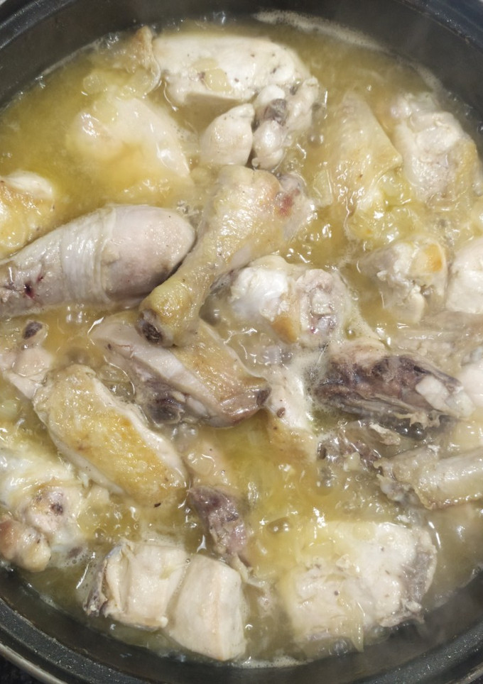 Una foto de Pollo a la cerveza