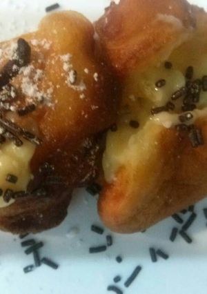 Foto principal de Buñuelos de crema pastelera🎀
