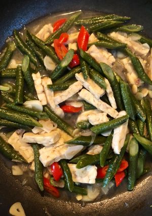 Foto resep Tumis Kacang Panjang Tempe