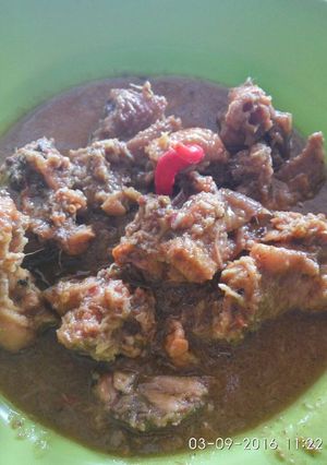 Foto resep Rendang ayam setan ala uminya ara