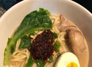 Foto resep Ramen Kilat Kuah Miso (soymilk)