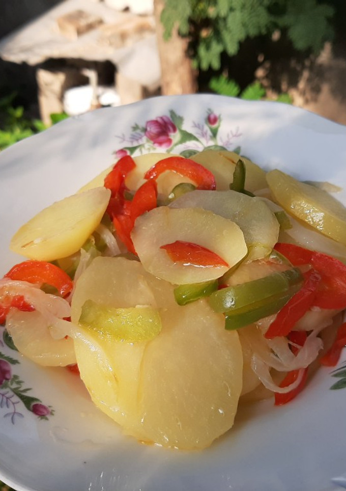 Una foto de Patatas a lo pobre