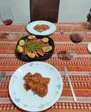 #ExperimentalCooking -Chicken Chop and Roasted Veggies