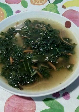 Una foto de Sopa alcalinizante y saludable
