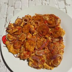 A picture of Plantain fritata.